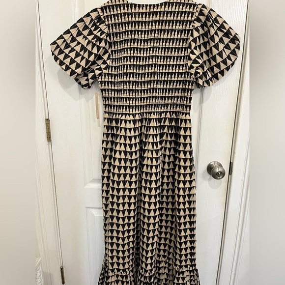 CLEOBELLA NEW Sollie dress  Ruffle Maxi Dress black triangle large - Picture 3 of 8